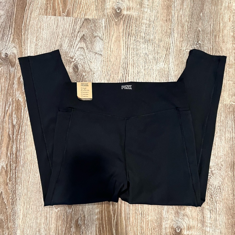 VS PINK black leggings 7/8